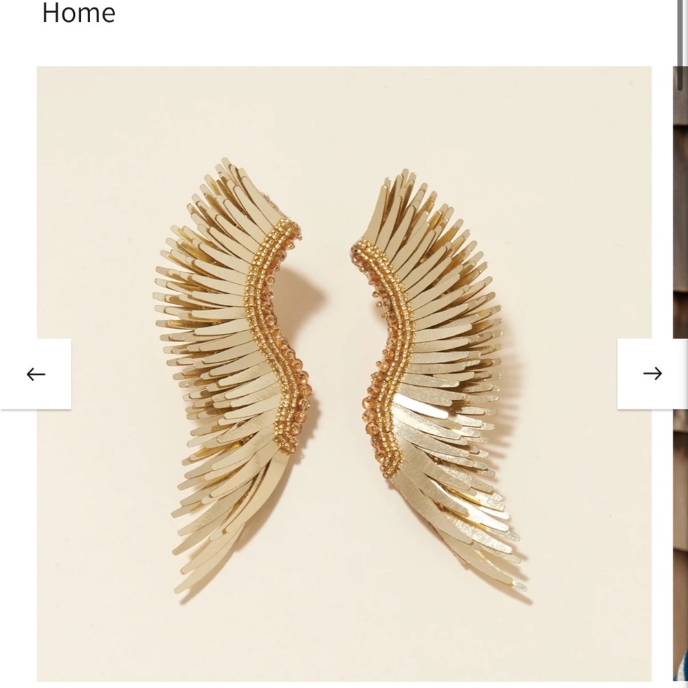 Mignonne Gavigan Metallic Madeline Earrings GOLD